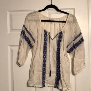 boho peasant blouse Forever 21+